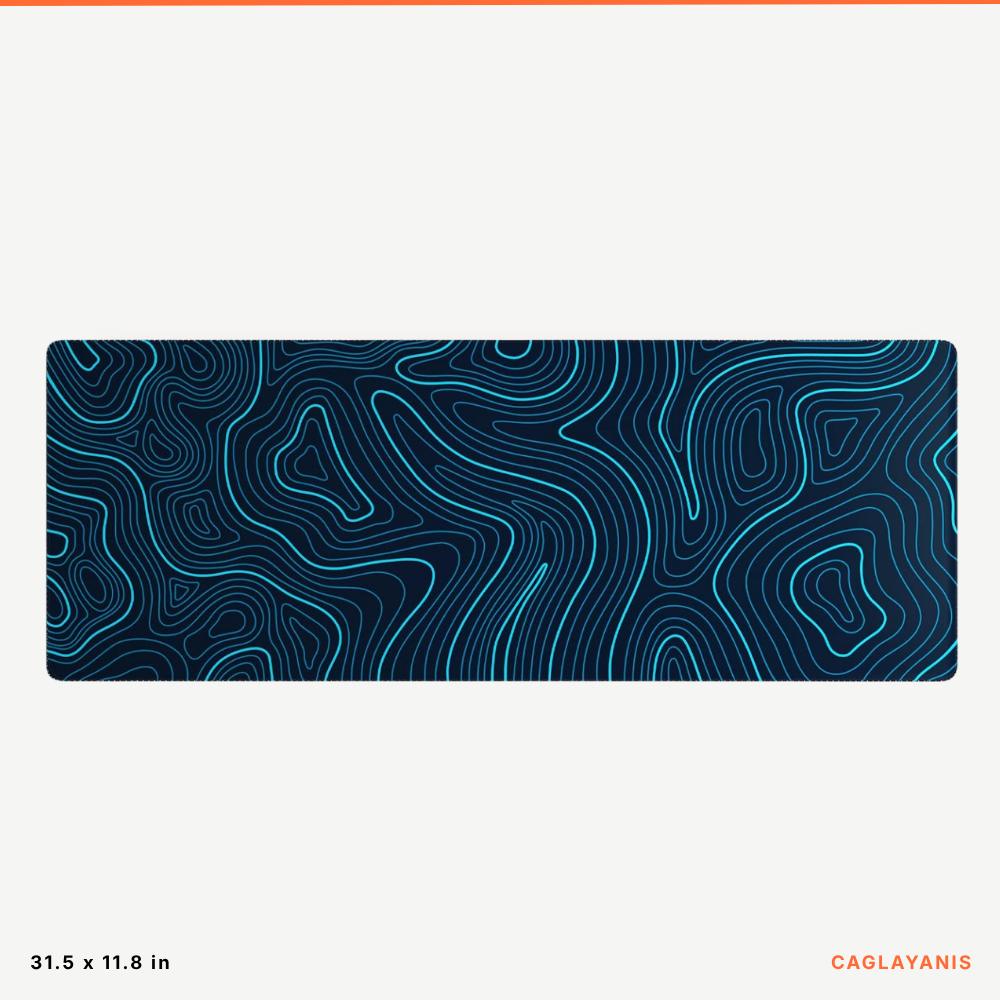Topographic Premium XL Desk Mat