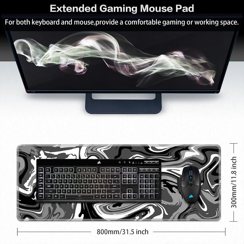 Midnight Flow Premium XL Desk Mat