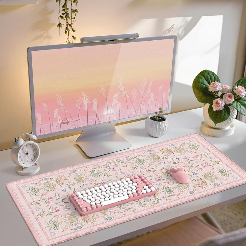 Pink Blossom Premium XXL Desk Mat