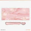 4-in-1 Pink Marble Premium XXL Desk Set