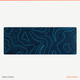 Topographic Premium XL Desk Mat