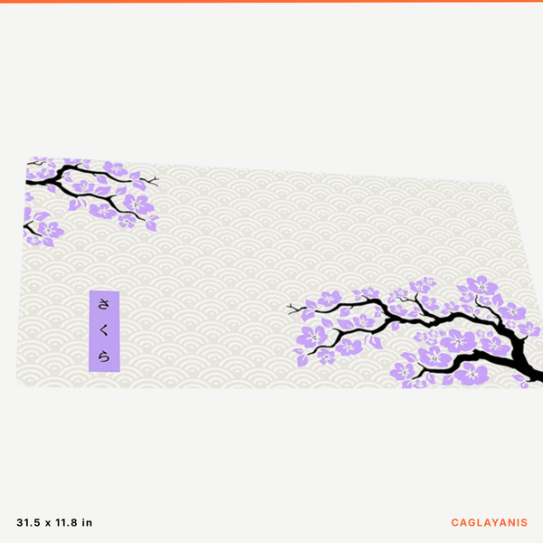 Cherry Blossom Premium XL and XXL Desk Mat