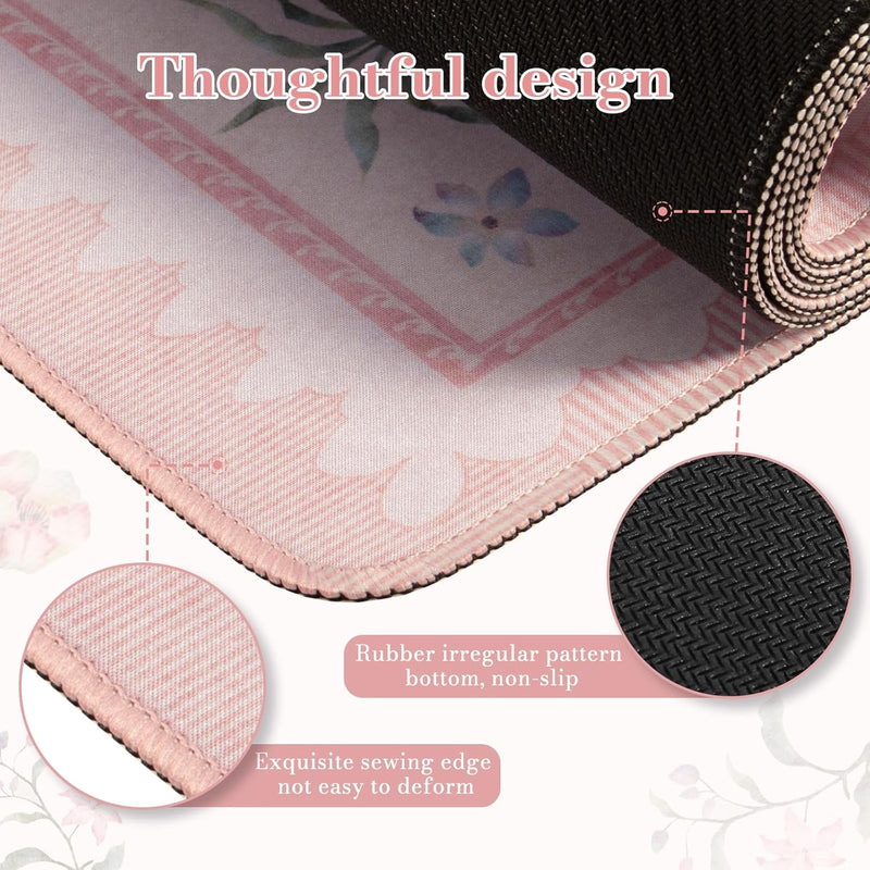 Pink Blossom Premium XXL Desk Mat
