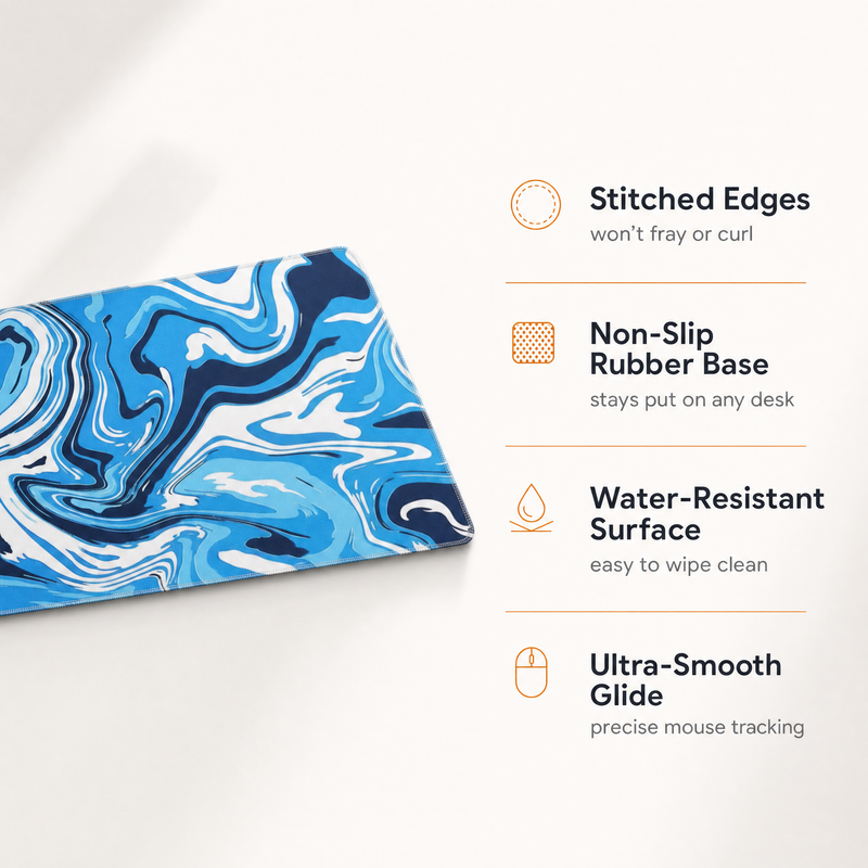 Ocean Flow Premium XL Desk Mat