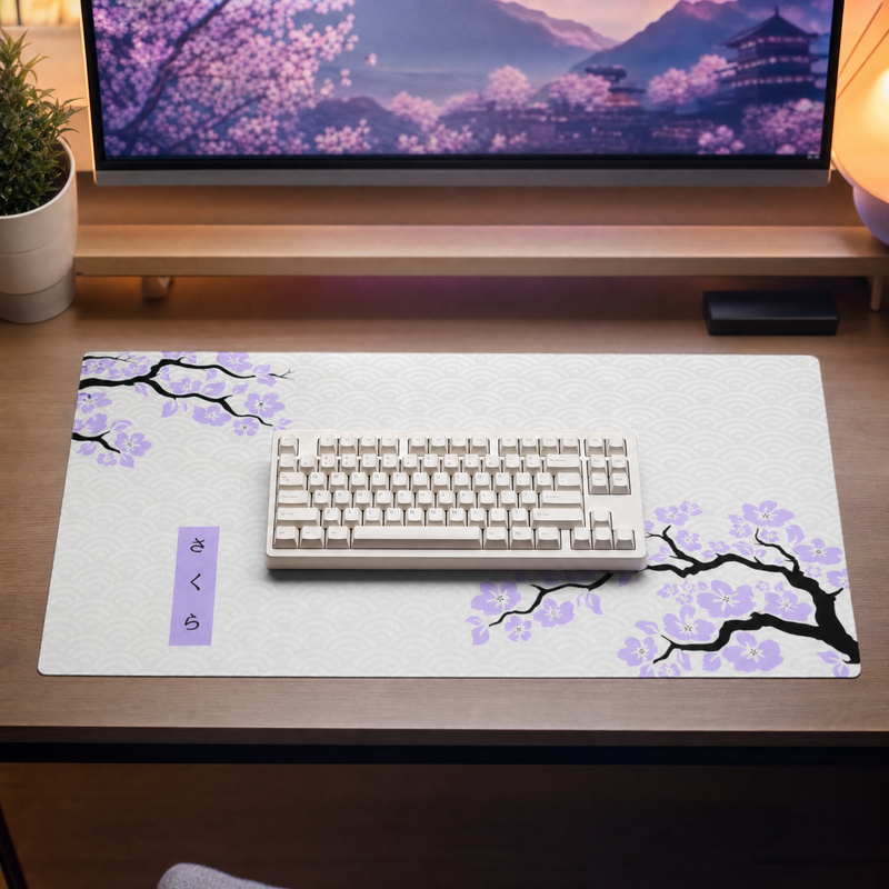 Cherry Blossom Premium XL and XXL Desk Mat